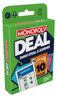 Produktbild von Hasbro Monopoly Deal Kartenspiel, 8 Jahr(e), 15 min