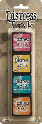Produktbild von Ranger Distress Ink Mini Kit 1 Vintage Stempelkissen Set für Papier