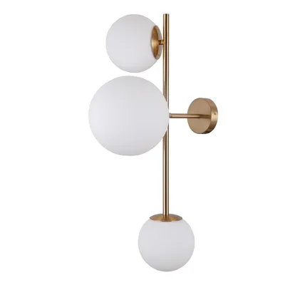 Obrázek produktu pro Italux Vailante nástěnné svítidlo moderní mosaz WL-31221-3-HBR