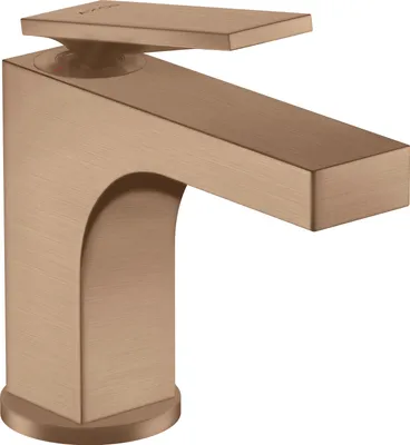 Produktbild von Einhebel-Waschtischmischer AXOR CITTERIO 90 m ZAG Hebelgriff brushed red gold Hebelgriff brushed red gold