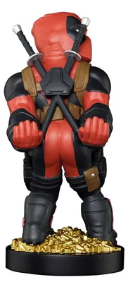 Produktbild von Exquisite Gaming Cable Guys Deadpool, Gaming-Controller, Handy/Smartphone, Passive Halterung, Drinnen, Schwarz, Rot