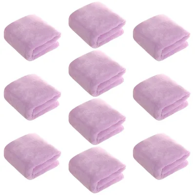 Produktbild von 10er-Pack Salon-Haartücher – Schnelltrocknende Handtücher für Haare, Hände und Gesicht, geeignet für Zuhause, Salon, Spa und Friseursalon