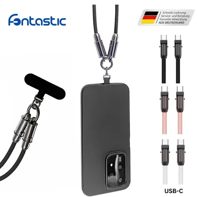 Produktbild von USB-C Datenkabel Halsband Kette