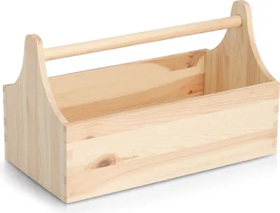 Produktbild von ZELLER Werkzeugkiste 13329 ausem Kieferholz / Holzbox