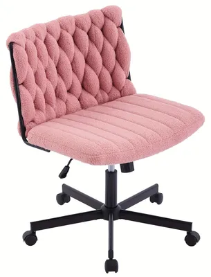 Productafbeelding van Roze Bureaustoel - Kantoorstoel - Werkstoel - Studeerstoel - Draaistoel - Ergonomisch Ontwerp