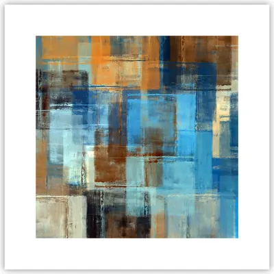Produktbild von Poster - Poster ohne Rahmen - Abstraktion modern - 30x30 cm - Wand Bild - Wanddeko - Wandbilder - Kunstposter - Wandposter - Bilder - Kunstdruck - Wanddekoration - Wandbild - P2XAC30x30-3418