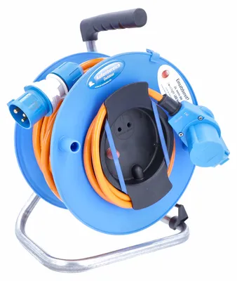 Produktbild von as-Schwabe Camping-Geräte-Kabeltrommel 25m 230V/16A 1,5m Anschlussleitung IP44