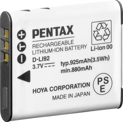 Image de Pentax D L192 - Batterie d'appareil photo - Li-Ion - pour Pentax X70 ; Optio RZ18 ; Ricoh WG-3, WG-30, WG-30 Wi-Fi, WG-30w, WG-50, WG-60, WG-70