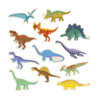 Produktbild von SES Creative 14630 Ich lerne Dinosaurier - Pädagogisches Lernspiel für Kinder, Mal-Set für Kinder, 3 Jahr(e), Karton