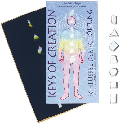 Produktbild von Kristallkörper\Keys of Creation\" 7er Set Bergkristall"