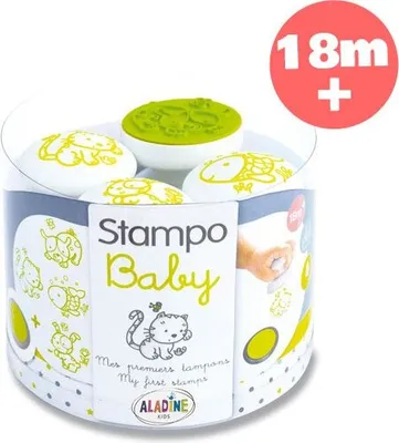 Produktbild von Aladine Stempelset Haustiere - Kreatives Baby Spielzeugset