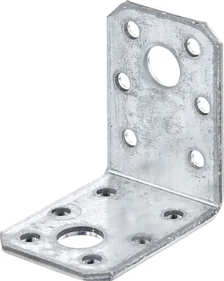 Immagine prodotto di Alberts 832353 Connettore angolare, zincato sendzimir, 50 x 50 x 35 mm, set da 60