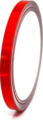 Produktbild von 10m Zierstreifen 8mm Hologramm Rot Dekorstreifen Auto Motorrad Boot Modellbau Klebestreifen
