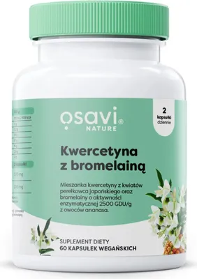 Image de Osavi Quercétine avec bromélanine 60 gélules végétaliennes