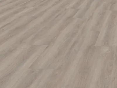 Produktbild von BASICfloor | 2,235 m² | Grau 229x1220x5 mm Vinylboden Klickvinyl, Eiche rustikal Sand Landhausdiele, 5 mm stark, wasserresistent für Feuchträume, mit integrierter Trittschalldämmung, Klick Verbindung, geeignet für Fußbodenheizung