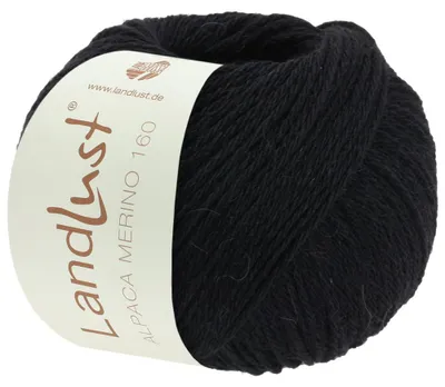Produktbild von Lana Grossa - Landlust Alpaka Merino 160 0410 schwarz