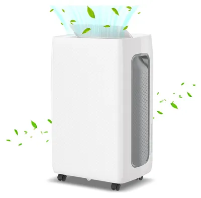 Produktbild von Bettizia Luftentfeuchter 26L/Tag bis 30㎡, Entfeuchter inkl. 4.5L Wassertank, automatisch Entleerung, 24H Timer, Überlaufschutz, 43dB, Dehumidifier