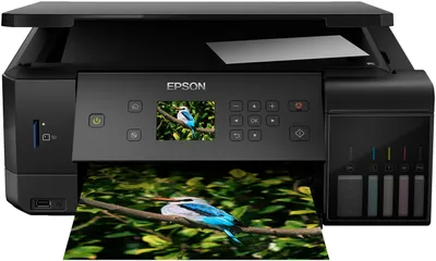 Produktbild von Epson EcoTank ET-7700, Tintenstrahl, Farbdruck, 5760 x 1440 DPI, A4, Direktdruck, Schwarz
