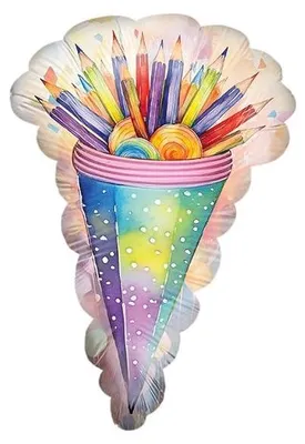 Produktbild von Folienballon Shape Back to school neutral t 48 x 70 cm Motiv 4 Schulanfang Einschulung Party