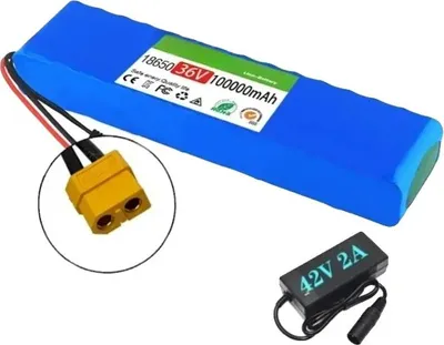Image de Module de batterie électrique, 36V, capacité de 100Ah, chargeur XT60-DC