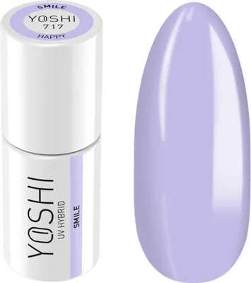 Produktbild von Yoshi | Yoshi Hybridlack 717 Smile - 6 Ml - Pastellviolett - Creme Farbton - Uv Hybridlack
