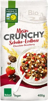 Produktbild von Bohlsener Mühle Mein Crunchy Schoko-Erdbeer -- 400g