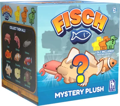 Obrázek produktu pro Fisch Collectible Plush Assortment - 4" Blind, Ryba, 6 rok/roky
