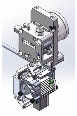 Produktbild von Flashforge Extruder Assembly L Ersatzteil für Guider 3 Ultra