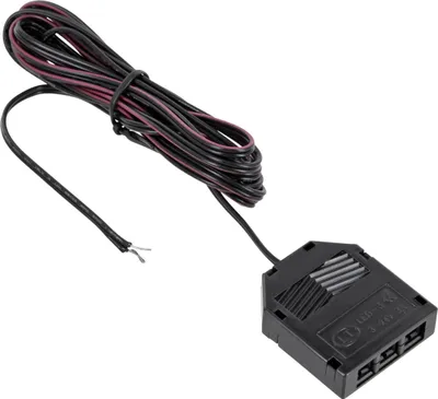 Produktbild von 12V MINI-AMP - 2m Kabel mit 3-Fach Verteiler - schwarz