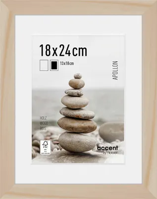 Obrázok produktu pre Drevený rám Apollon 18x24 cm prírodný