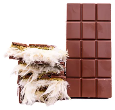 Image de Chocolat au lait, cheveux d'ange, saveur pistache, 190 g