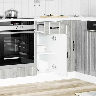 Immagine prodotto di vidaXL Base per cucina Lucca Grey Sonoma in legno