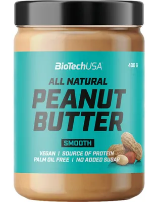 Obrázek produktu pro BioTechUSA 5999076235117, Oříšková pomazánka, Arašídový oříšek, 400 g, 629 kcal, 2605 kJ, 52 g