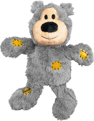 Image de Jouet pour chien avec nœuds, pour petits et moyens chiens (assortiment) - Pack de 1, jouet en corde résistant avec grelot, peu de rembourrage