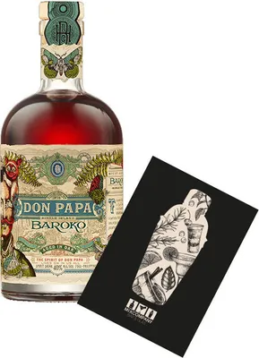 Produktbild von Don Papa Rum Baroko 0,7L (40% Vol) Aged in Oak Rhum Ron - [Enthält Sulfite]