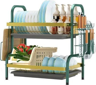Produktbild von Küchenregal - Organizer - Serviertischregal - Pfannenregal - Schubladenregal