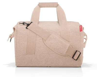 Produktbild von reisenthel allrounder M, Reisetasche, Sporttasche, Schultertasche, Doktortasche, Tasche, Polyestergewebe, Twist Coffee, 18 L, MS6041