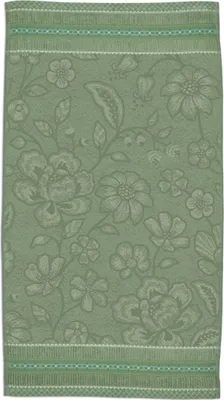 Produktbild von Pip Studio Handtuch Jasmin Jacquard Farbe Green Größe 55x100