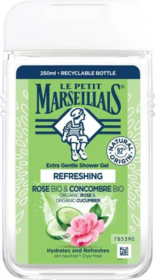 Produktbild von Le Petit Marseillais Extra Sanftes Duschgel Bio-Rose & Bio-Gurke