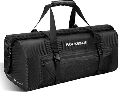 Produktbild von ROCKBROS Motorradtasche Motorrad Hecktasche 100% Wasserdicht 60L Schwarz