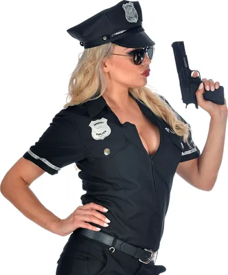 Imagen del producto de Blusa de disfraz "Policía" | Color: . Talla: L/XL