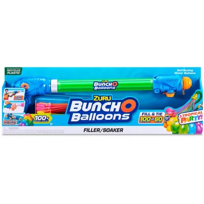 Produktbild von ZURU 56492 - Bunch O Balloons - Soaker mit 100+ Wasserballons Tropical Party