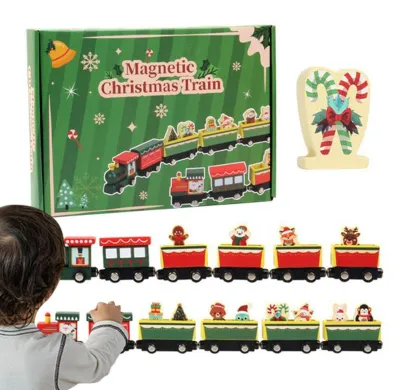 Produktbild von Holz-Weihnachts-Zug für Kleinkinder