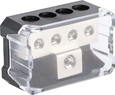 Produktbild von Stromverteilungsblock, 1 Weg in 4 Wege, Ausgang, Auto-Audio-Stereo-Verstärker-Splitter-Verbindungsbox