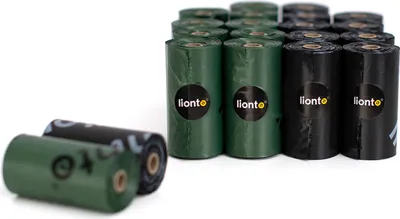 Produktbild von lionto Hundekotbeutel, reißfest, auslaufsicher & geruchsdicht, 300 Beutel (20 Rollen), hygienisch & leicht abreißbar