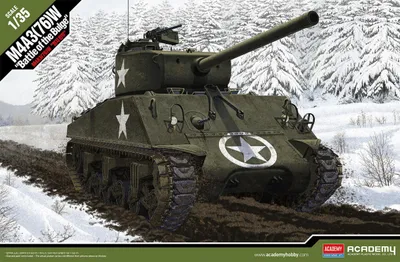 Obrázok produktu pre Model Kit tank 13500 - M4A3 (76)W "Battle of Bulge" (1:35)