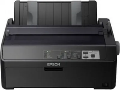 Produktbild von Epson FX 890IIN - Drucker - s/w - Punktmatrix - Rolle (21,6 cm), JIS B4, 254 mm (Breite) - 240 x 144 dpi - 9 Pin - bis zu 738 Zeichen/Sek. - parallel, USB 2.0, LAN