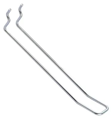 Immagine prodotto di GANCIO PER PANNELLO FORATO TIPO 'DOPPIO' 10 cm