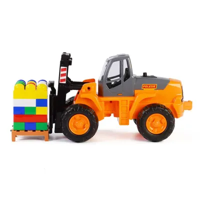Immagine prodotto di Polesie Wader set carrello elevatore 49x22x23 cm arancione 1450574