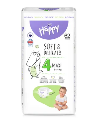 Immagine prodotto di Bella Baby Happy Maxi Pannolini 8-14 kg - 62 pz